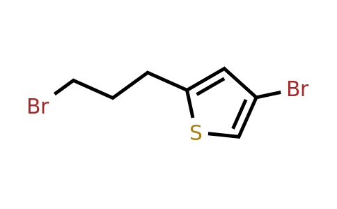 1250116-90-5 | 4-Bromo-2-(3-bromopropyl)thiophene