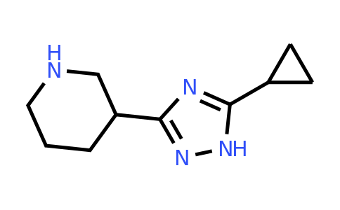 1250129-98-6 | 3-(5-Cyclopropyl-1H-1,2,4-triazol-3-yl)piperidine