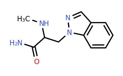 1250143-76-0 | 3-(1h-Indazol-1-yl)-2-(methylamino)propanamide