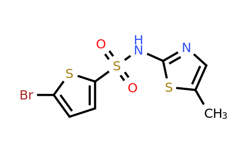 1250192-52-9 | 5-Bromo-n-(5-methylthiazol-2-yl)thiophene-2-sulfonamide