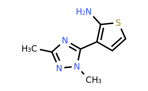 1250298-88-4 | 3-(1,3-Dimethyl-1h-1,2,4-triazol-5-yl)thiophen-2-amine