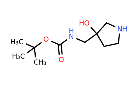 125033-59-2 | tert-Butyl N-[(3-hydroxypyrrolidin-3-yl)methyl]carbamate