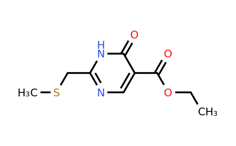 1250407-93-2 | Ethyl 2-((methylthio)methyl)-6-oxo-1,6-dihydropyrimidine-5-carboxylate