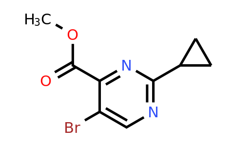 1250443-89-0 | Methyl 5-bromo-2-cyclopropylpyrimidine-4-carboxylate