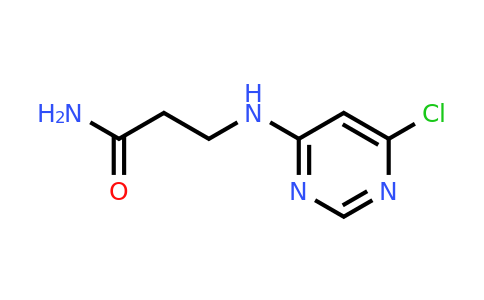 1250489-59-8 | 3-[(6-chloropyrimidin-4-yl)amino]propanamide