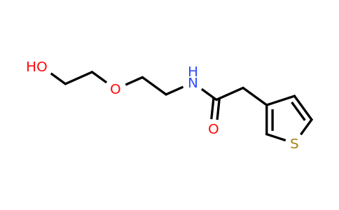 1250503-83-3 | n-[2-(2-hydroxyethoxy)ethyl]-2-(thiophen-3-yl)acetamide