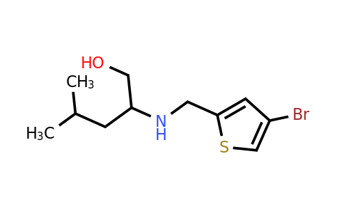 1250547-75-1 | 2-(((4-Bromothiophen-2-yl)methyl)amino)-4-methylpentan-1-ol