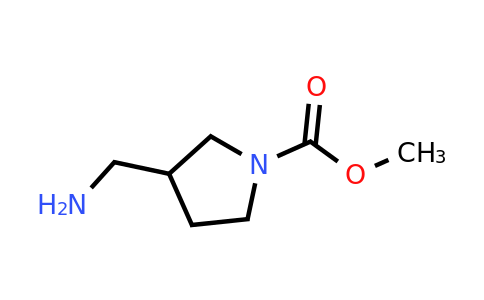 1250557-96-0 | Methyl 3-(aminomethyl)pyrrolidine-1-carboxylate