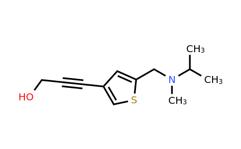 1250576-90-9 | 3-(5-((Isopropyl(methyl)amino)methyl)thiophen-3-yl)prop-2-yn-1-ol