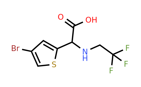 1250603-22-5 | 2-(4-Bromothiophen-2-yl)-2-[(2,2,2-trifluoroethyl)amino]acetic acid