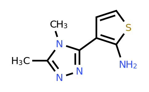 1250619-92-1 | 3-(4,5-Dimethyl-4h-1,2,4-triazol-3-yl)thiophen-2-amine