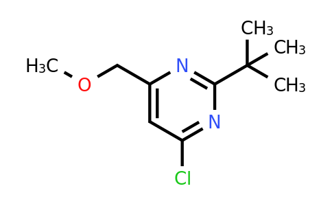 1250652-63-1 | 2-Tert-butyl-4-chloro-6-(methoxymethyl)pyrimidine