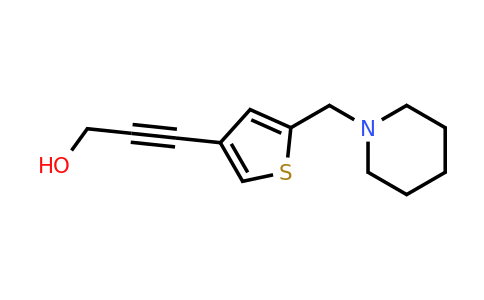 1250703-01-5 | 3-(5-(Piperidin-1-ylmethyl)thiophen-3-yl)prop-2-yn-1-ol