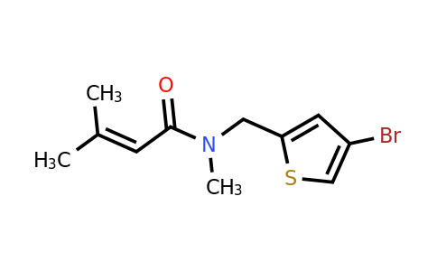1250712-90-3 | n-((4-Bromothiophen-2-yl)methyl)-n,3-dimethylbut-2-enamide