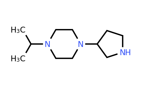 1250728-21-2 | 1-(Propan-2-yl)-4-(pyrrolidin-3-yl)piperazine