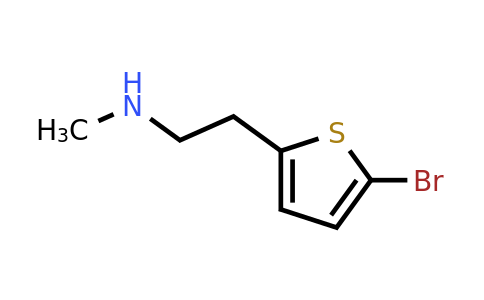 1250733-44-8 | 2-(5-Bromothiophen-2-yl)-N-methylethan-1-amine