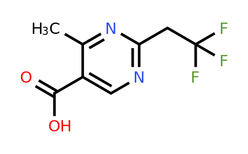 1250768-74-1 | 4-Methyl-2-(2,2,2-trifluoroethyl)pyrimidine-5-carboxylic acid