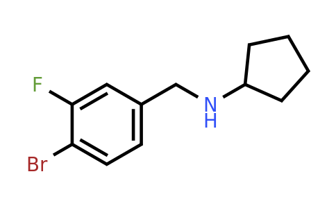 n-(4-Bromo-3-fluorobenzyl)cyclopentanamine