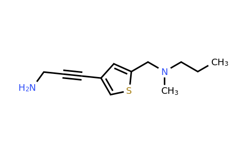 1250817-61-8 | 3-(5-((Methyl(propyl)amino)methyl)thiophen-3-yl)prop-2-yn-1-amine