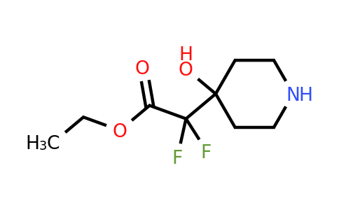 1250838-55-1 | Ethyl 2,2-difluoro-2-(4-hydroxypiperidin-4-yl)acetate