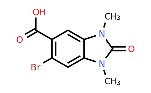 1250882-63-3 | 6-Bromo-1,3-dimethyl-2-oxo-2,3-dihydro-1h-1,3-benzodiazole-5-carboxylic acid