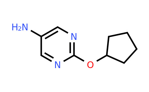 1250893-86-7 | 2-(Cyclopentyloxy)pyrimidin-5-amine