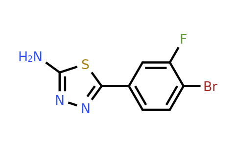 1250946-06-5 | 5-(4-Bromo-3-fluorophenyl)-1,3,4-thiadiazol-2-amine