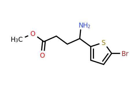 1250946-52-1 | Methyl 4-amino-4-(5-bromothiophen-2-yl)butanoate
