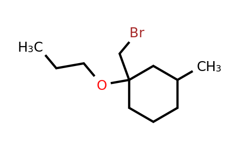 1-(Bromomethyl)-3-methyl-1-propoxycyclohexane
