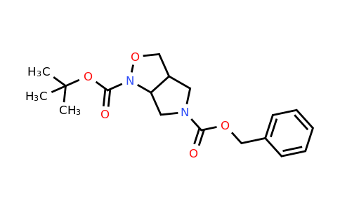 5-Benzyl 1-(tert-butyl) tetrahydro-1H-pyrrolo[3,4-c]isoxazole-1,5(3H)-dicarboxylate