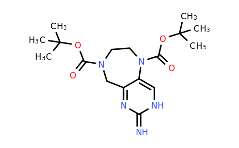 1250997-39-7 | di-tert-Butyl 2-amino-6,7-dihydro-5H-pyrimido[5,4-e][1,4]diazepine-5,8(9H)-dicarboxylate
