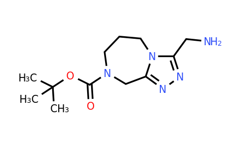 1251000-46-0 | tert-Butyl 3-(aminomethyl)-5,6,7,9-tetrahydro-[1,2,4]triazolo[4,3-a][1,4]diazepine-8-carboxylate