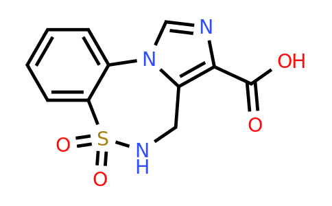 1251000-52-8 | 4,5-Dihydrobenzo[f]imidazo[5,1-d][1,2,5]thiadiazepine-3-carboxylic acid 6,6-dioxide