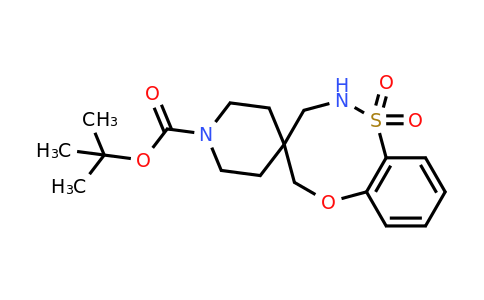 1251004-16-6 | tert-Butyl 2,3-dihydro-5H-spiro[benzo[b][1,4,5]oxathiazocine-4,4'-piperidine]-1'-carboxylate 1,1-dioxide