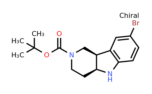 1251021-97-2 | tert-Butyl (4aS,9bR)-8-bromo-1,3,4,4a,5,9b-hexahydropyrido[4,3-b]indole-2-carboxylate
