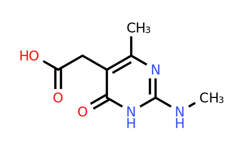 1251054-58-6 | 2-(4-Methyl-2-(methylamino)-6-oxo-1,6-dihydropyrimidin-5-yl)acetic acid