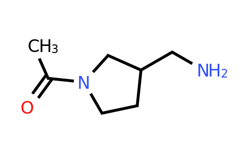 1251055-48-7 | 1-(3-(Aminomethyl)pyrrolidin-1-yl)ethan-1-one