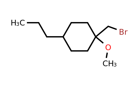 1-(Bromomethyl)-1-methoxy-4-propylcyclohexane