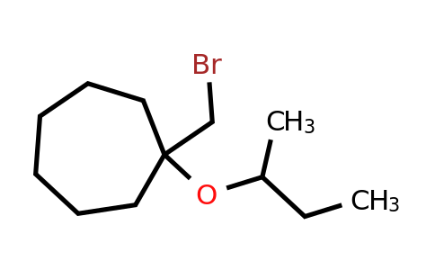 1251099-26-9 | 1-(Bromomethyl)-1-(sec-butoxy)cycloheptane