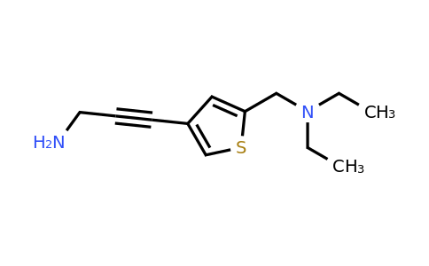 1251125-90-2 | 3-(5-((Diethylamino)methyl)thiophen-3-yl)prop-2-yn-1-amine