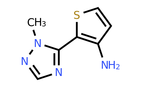 1251127-09-9 | 2-(1-Methyl-1h-1,2,4-triazol-5-yl)thiophen-3-amine
