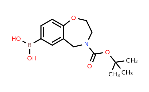 1251164-95-0 | (4-(tert-Butoxycarbonyl)-2,3,4,5-tetrahydrobenzo[f][1,4]oxazepin-7-yl)boronic acid