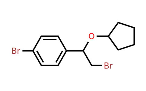 1251245-73-4 | 1-Bromo-4-(2-bromo-1-(cyclopentyloxy)ethyl)benzene