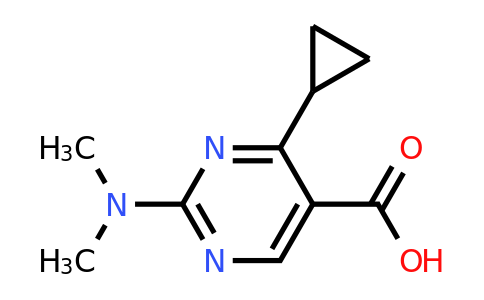 1251274-03-9 | 4-Cyclopropyl-2-(dimethylamino)pyrimidine-5-carboxylic acid