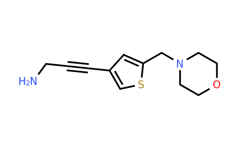 1251308-18-5 | 3-(5-(Morpholinomethyl)thiophen-3-yl)prop-2-yn-1-amine