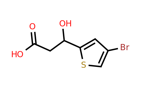 1251316-17-2 | 3-(4-Bromothiophen-2-yl)-3-hydroxypropanoic acid