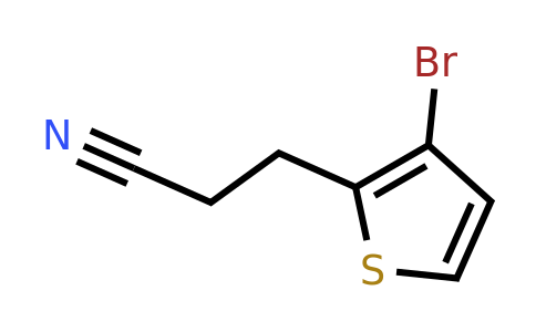 1251355-78-8 | 3-(3-Bromothiophen-2-yl)propanenitrile