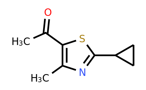 1251360-94-7 | 1-(2-Cyclopropyl-4-methyl-1,3-thiazol-5-yl)ethan-1-one