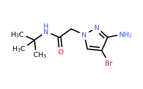2-(3-Amino-4-bromo-1h-pyrazol-1-yl)-N-(tert-butyl)acetamide