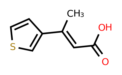 1251526-81-4 | 3-(Thiophen-3-yl)but-2-enoic acid
